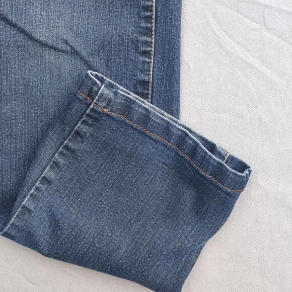 Anne Klein Jeans women's size 4 ink blue colour classic style straight leg - Picture 8 of 14